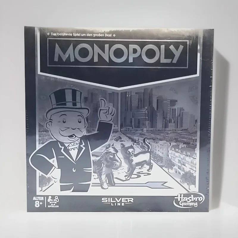 Hasbro Game Monopoly - ฮาสโบร โมโนโพลี ฟิกเกอร์ ตุ๊กตาสีเงิน เกมกระดาน บทบาทสมมติ
