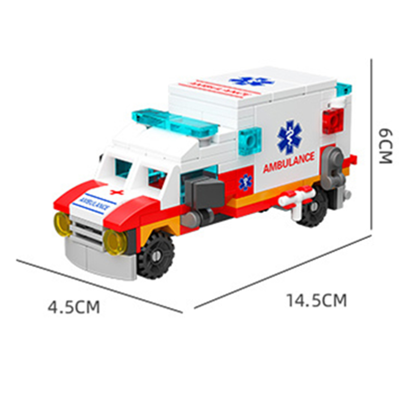 6in1 ใหม่รถพยาบาล Escort รถเฮล - Lego Set Creator บทวิจารณ์และราคา