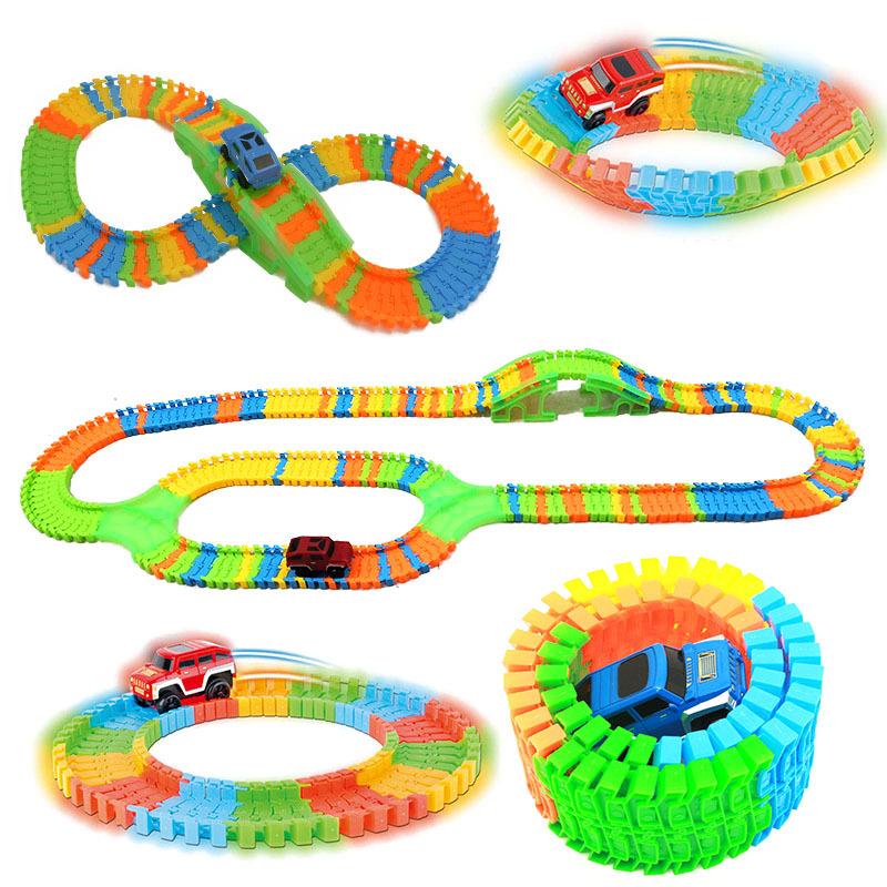 DIY ประกอบ Universal Racing ชุ - Hot Wheels Car Track Sets บทวิจารณ์และราคา