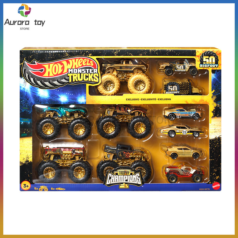 รถบรรทุกมอนสเตอร์ฮอทวีลส์ใหม่  - Mattel Toy Hot Wheels บทวิจารณ์และราคา